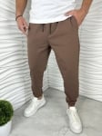 Мъжко изчистено спортно долнище в черно
