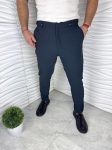 Мъжки официален панталон в син цвят