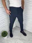 Мъжки официален панталон в син цвят